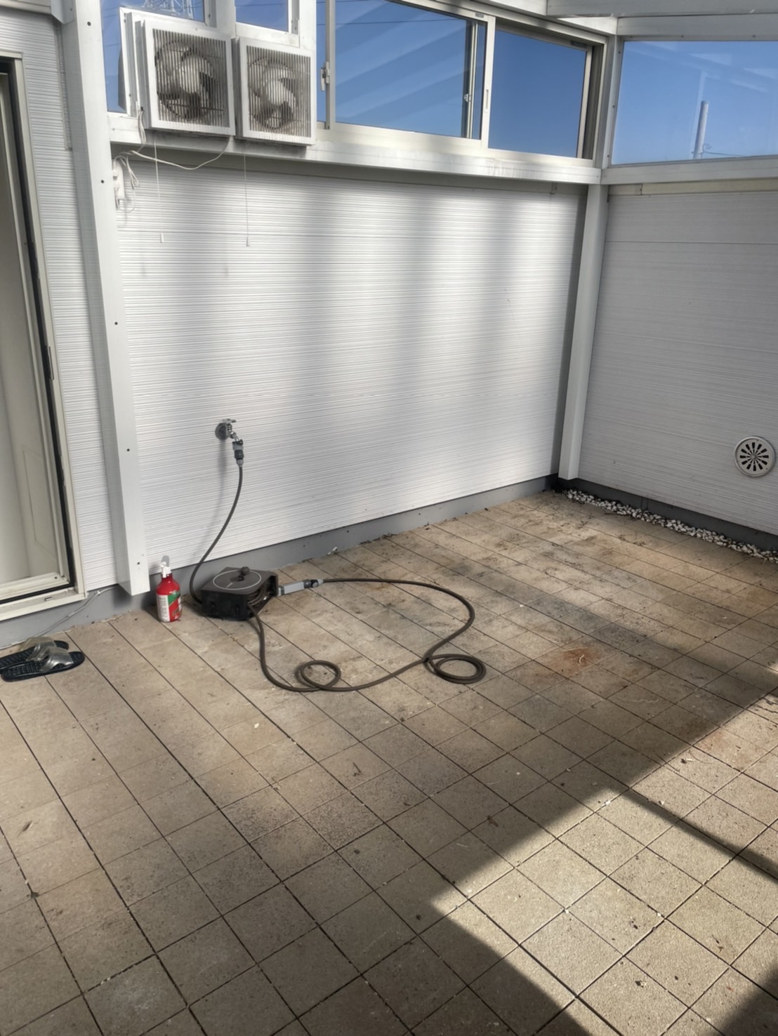 戸建てルーフバルコニーのウッドデッキ リフォーム工事